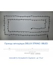 Гірлянда зовнішня DELUX STRING 100 LED нитка10m (2x5m) 20 flash бурштиновий/чорний IP44 EN