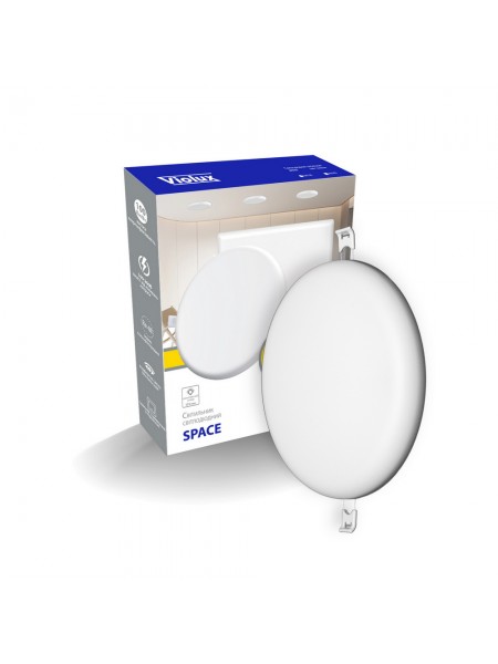 Світильник LED даунлайт Violux SPACE  9W 4200K круг IP20 ( 100110 )