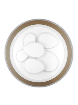 Світильник LED smart OREO+пульт 110W 3000-6000K IP20 коричневий круг ( 220395 )