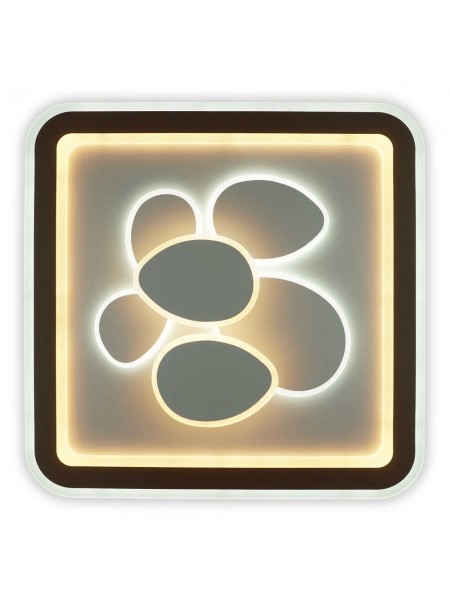 Світильник LED smart OREO+пульт 120W 3000-6000K IP20 коричневий квадрат ( 220415 )