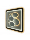 Світильник LED smart OREO+пульт 120W 3000-6000K IP20 коричневий квадрат ( 220415 )