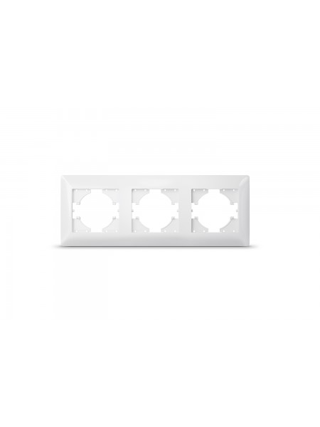 Рамка біла 3 місця горизонтальна TITANUM STANDARD TF-ST-FR3H-W - 299785