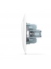 Вимикач двоклавішний прохідний білий TITANUM STANDARD TF-ST-SW2P-W - 299679