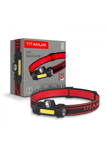 Налобний світодіодний ліхтарик TITANUM TLF-H04 200Lm 6500K