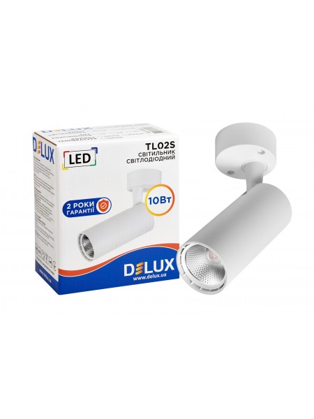 Світильник світлодіодний стельовий DELUX TL02S 10 Вт  36* 4000K  білий