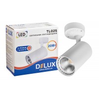 Світильник світлодіодний стельовий DELUX TL02S 20 Вт  36* 4000K  білий