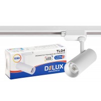 Прожектор світлодіодний трековий DELUX TL04 10 Вт 24° 4000K білий