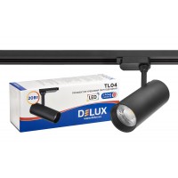 Прожектор світлодіодний трековий DELUX TL04 20 Вт  36° 4000K чорний