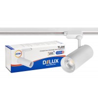 Прожектор світлодіодний трековий DELUX TL04 20 Вт  36° 4000K  білий