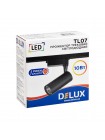 Прожектор світлодіодний трековий DELUX TL07 10 Вт 36° 4000K чорний