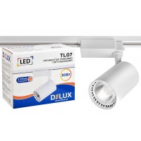 Прожектор світлодіодний трековий DELUX TL07 30 Вт 36° 4000K білий
