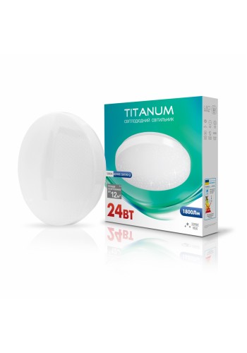 LED світильник настінно-стельовий TITANUM 24W 5000K Зоряне небо TLCL-245S - 482271