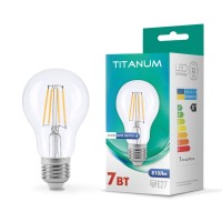 LED лампа TITANUM  Filament A60 7W E27 4100K TLFA6007274 - 298665