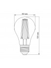 LED лампа TITANUM Filament A60 7W E27 4100K TLFA6007274 - 298665
