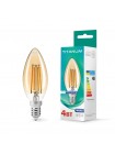 LED лампа TITANUM Filament C37 4W E14 2200K бронза TLFC3704142A - 298658