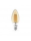LED лампа TITANUM Filament C37 4W E14 2200K бронза TLFC3704142A - 298658