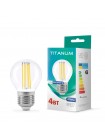 LED лампа TITANUM Filament G45 4W E27 4100K TLFG4504274 - 298689