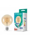 LED лампа TITANUM Filament G95 6W E27 2200K бронза TLFG9506272A - 298672