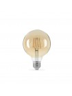 LED лампа TITANUM Filament G95 6W E27 2200K бронза TLFG9506272A - 298672