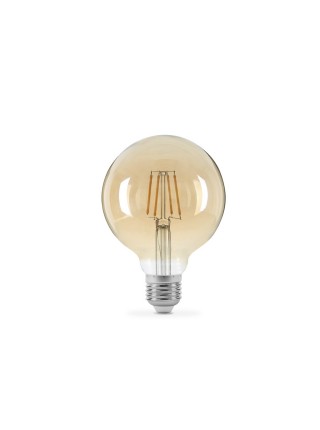 LED лампа TITANUM  Filament G95 6W E27 2200K бронза TLFG9506272A - 298672