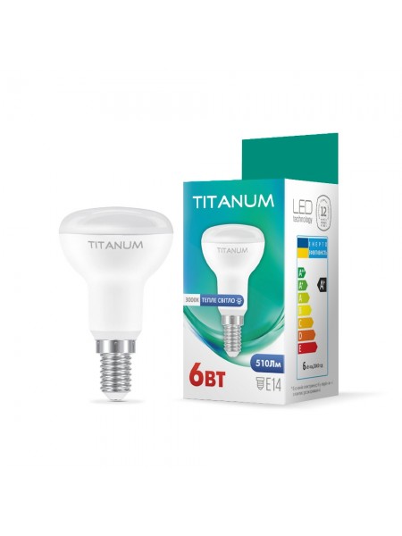 LED лампа TITANUM R50 6W E14 3000K TLR5006143 - 482387