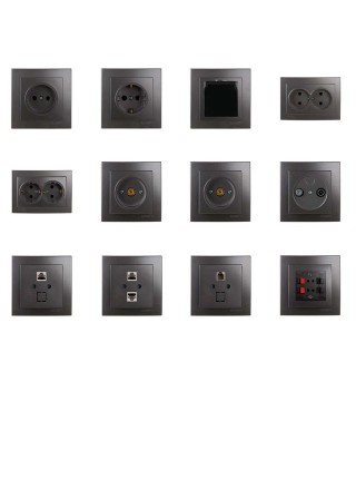 Розетка Nilson Touran антрацит комп'ютерна 2-на CAT5e RJ45 ( 24161046 ) Розетка Nilson Touran антрацит комп'ютерна 2-на CAT5e RJ45 ( 24161046 )