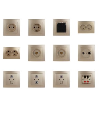 Розетка Nilson Touran золото комп'ютерна 2-на CAT6e RJ45 ( 24151047 ) Розетка Nilson Touran золото комп'ютерна 2-на CAT6e RJ45 ( 24151047 )