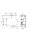 Диференційне реле VIDEX RESIST А 2п 30мА 10кА 16А VF-RS10-DR2А16 - 482783