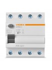 Диференційне реле VIDEX RESIST АС 4п 30мА 10кА 25А VF-RS10-DR4AC25 - 482813