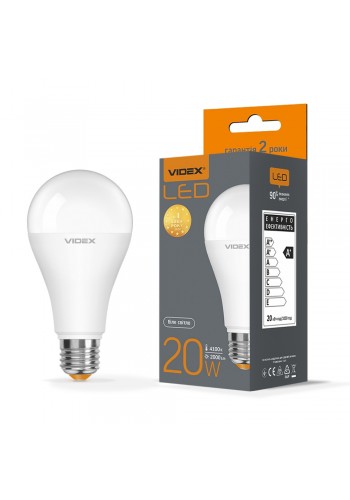 LED лампа VIDEX A65e 20W E27 4100K VL-A65e-20274 - 294551