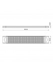 LED світильник лінійний VIDEX 50W 0,6М 5000K