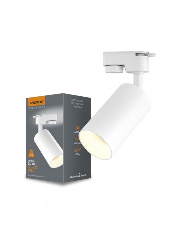 Світильник VIDEX під лампу GU10 SPF06C трековий білий VL-SPF06C-W - 482189