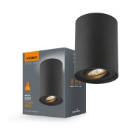 Світильник VIDEX під лампу GU10 накладний Чорний VL-SPF13A-B VL-SPF13A-B - 483001