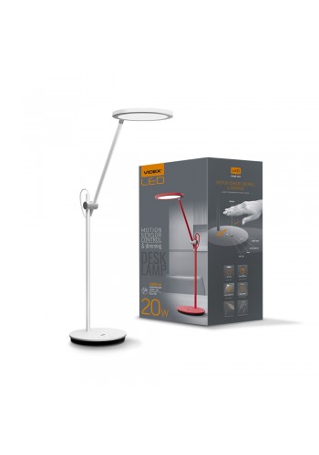 LED лампа настiльна VIDEX VL-TF15W 20W 4100K біла VL-TF15W - 482318