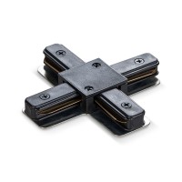 З'єднувач для шинопроводів хрестовий VIDEX чорний VL-TRF-CTX-B - 299518