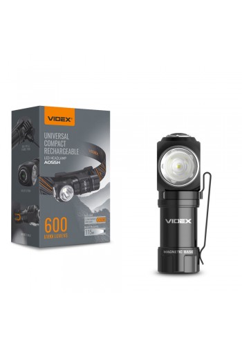 Портативний світлодіодний ліхтарик VIDEX VLF-A055H 600Lm 5700K VLF-A055H - 481038