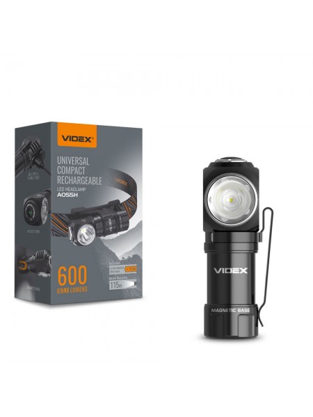 Портативний світлодіодний ліхтарик VIDEX VLF-A055H 600Lm 5700K VLF-A055H - 481038