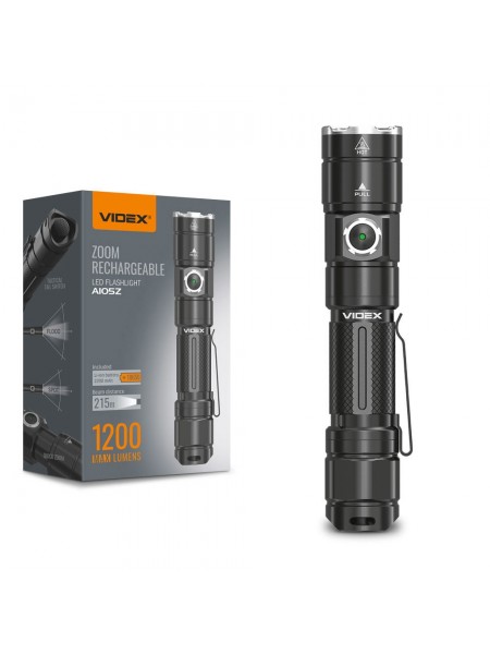 Портативний світлодіодний ліхтарик VIDEX VLF-A105Z 1200Lm 5000K VLF-A105Z - 481021