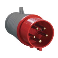 Вилка трифазна IEK 16А/5 IP44 ( PSR02-016-5 )