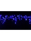 Гирлянда уличная LUMION бахрома 120LED 230V 2x0,9m цвет синий/черный, мерцает 12LED IP44 EN