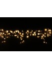 Гірлянда вулична LUMION бахрома 120LED 230V 2x0,9m колір білий теплий / чорний IP44 EN