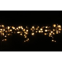 Гирлянда уличная LUMION бахрома 120LED 230V 2x0,9m цвет белый теплый/черный IP44 EN