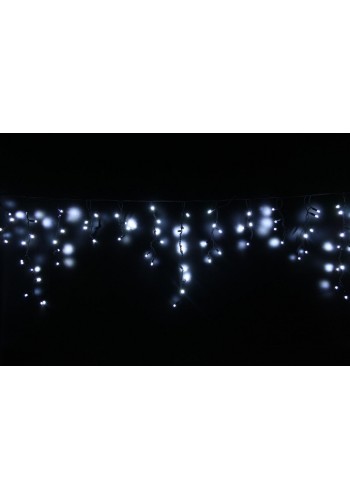 Гирлянда уличная LUMION бахрома 120LED 230V 2x0,9m цвет белый холодный/черный IP44 EN
