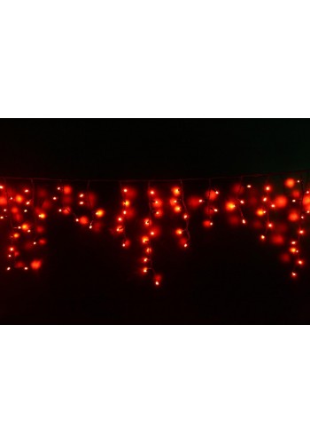 Гірлянда вулична LUMION бахрома 120LED 230V 2x0,9m колір червоний / чорний IP44 EN