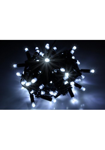 Гирлянда уличная LUMION нить 100LED 10m 230V цвет белый холодный, мерцают все 100LED IP44 EN