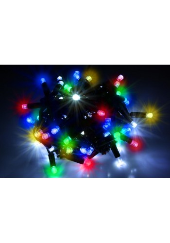 Гірлянда вулична LUMION нитка 100LED 10m 230V мульти колір, мерехтять все 100LED IP44 EN