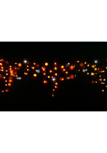 Гирлянда уличная LUMION бахрома 90LED 2x0,5m 230Vцвет желтый, мерцает 9LED IP44 EN