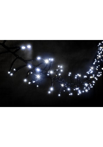 Гирлянда уличная LUMION нить 240LED 5m 230V цвет холодный белый, мерцает 30 LED IP44 EN