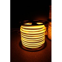Вуличний світловий шнур Lumion 220V SUPER SMD NEON FLEX 8 * 16мм, 92 світлодіода / м.п., 50м / рул колір: жовтий