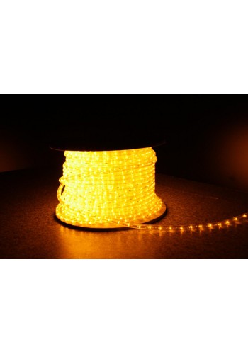Вулична світлодіодна стрічка Lumion Led Duralight 2-х жильних 240V. d = 10мм. 2.77см 36діодів / м.100м / Колір жовтий
